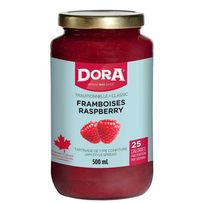 Dora Raspberry Traditional Light Spread