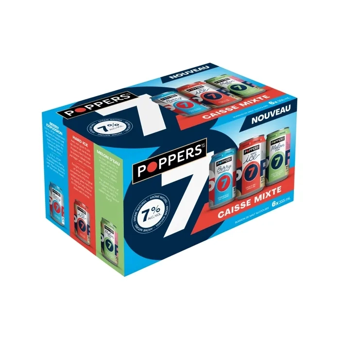 Poppers Mix-pack 7% 6x355mL