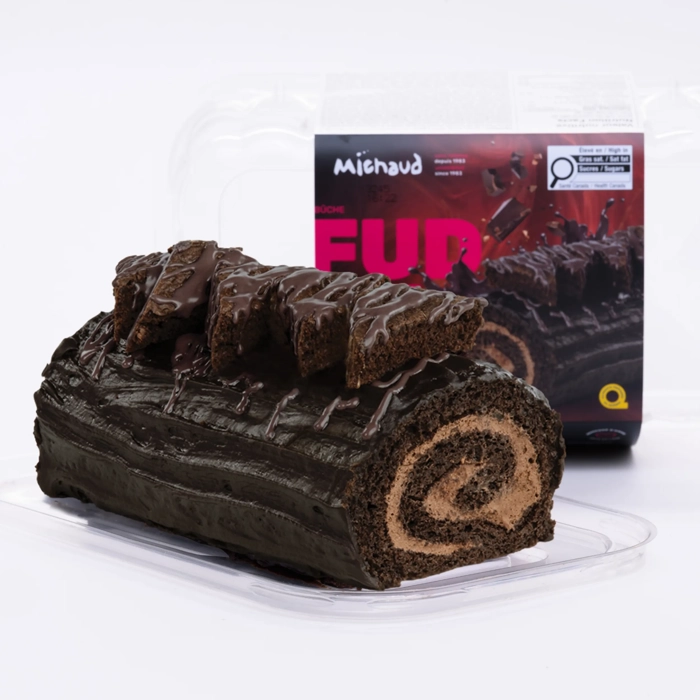 Fudge log