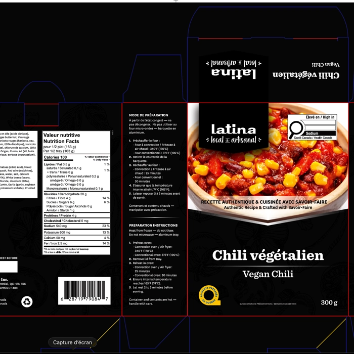 CHILI VÉGÉTALIEN