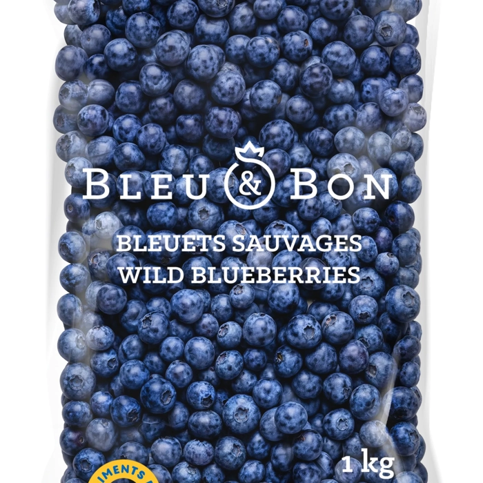 Frozen wild blueberries HRI 1 kg