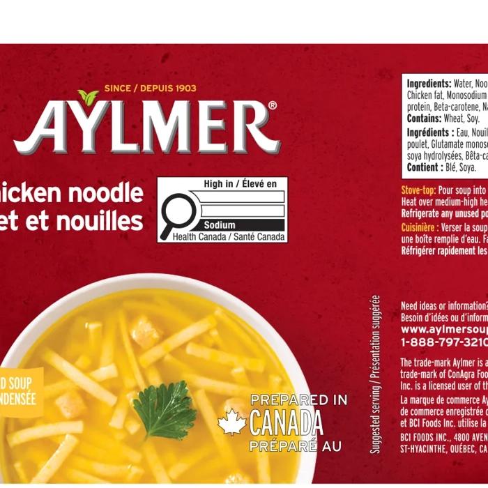 Condensed Chicken Noodle soup
