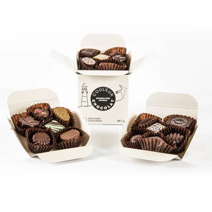 Boite de Bouchées de chocolat ganache