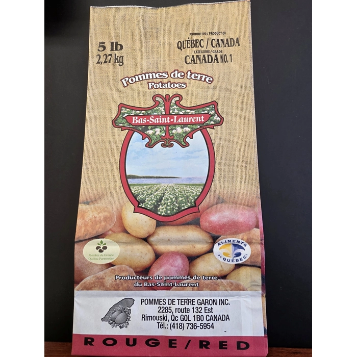 Pommes de terre du Bas Saint-Laurent/Pommes de terre Garon Inc. - Rouge 5 lb