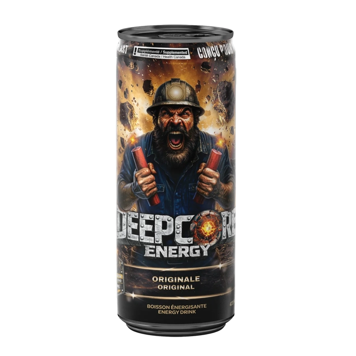 Deepcore Energy - Boisson énergisante Originale