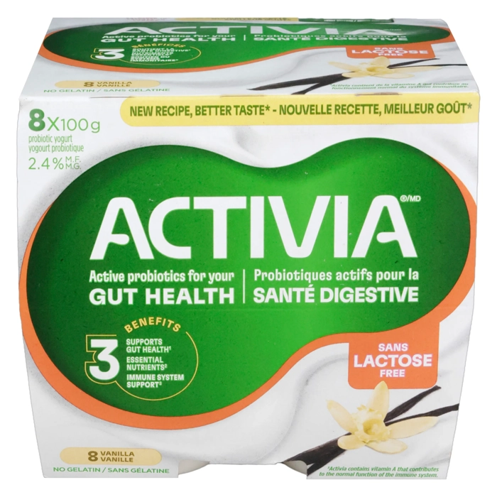 Yogourt Probiotiques Vanille Sans Lactose