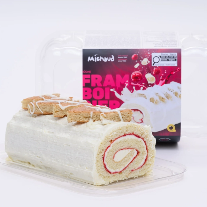 Bûche framboisier