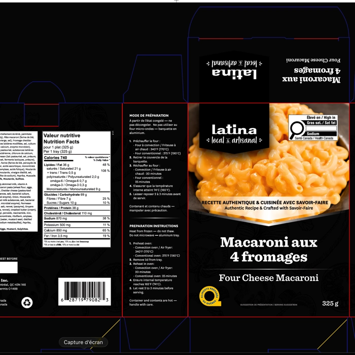 MACARONI AUX 4 FROMAGES