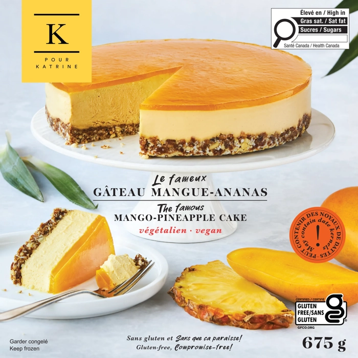 Gâteau mangue-ananas
