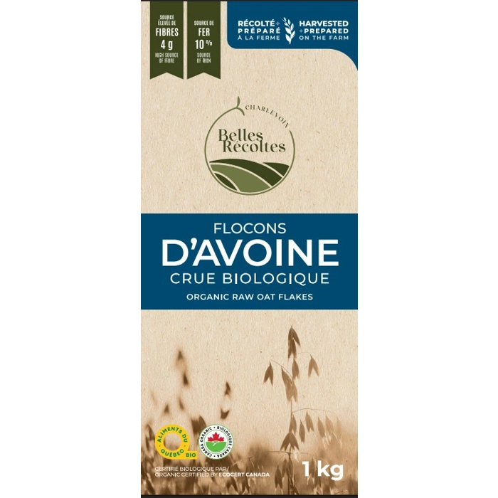 Flocons d'avoine biologique