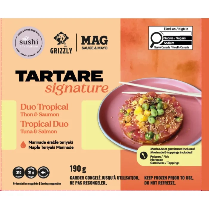 Tartare Signature Duo tropical - Thon & Saumon