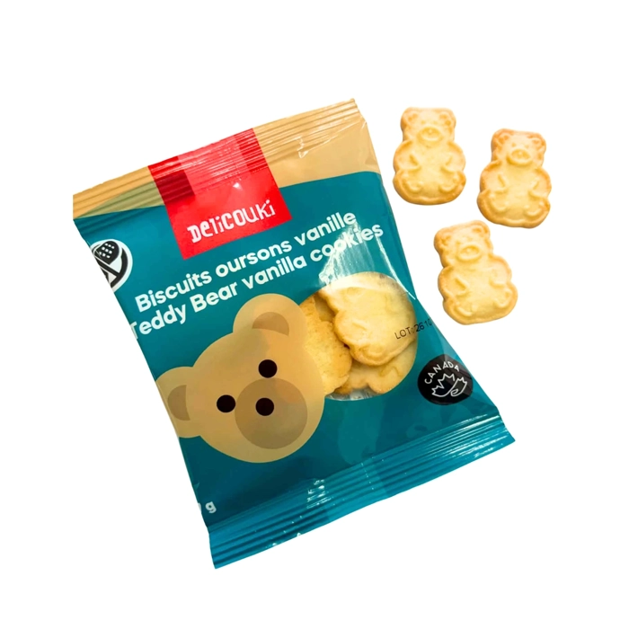 Biscuits oursons vanille.