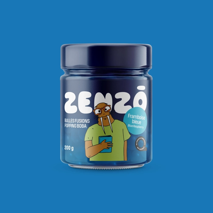 Bulles Fusions Framboise bleue ZENZO
