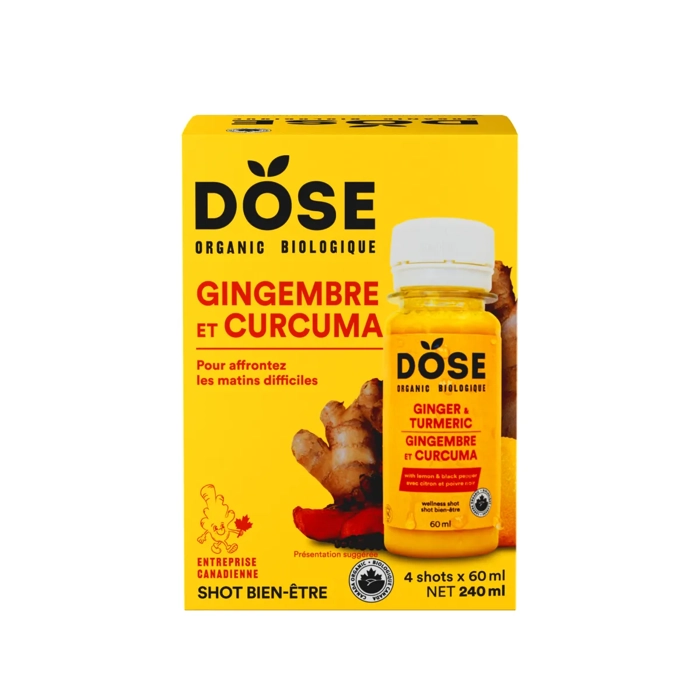 DOSE Shot Gingembre et Curcuma