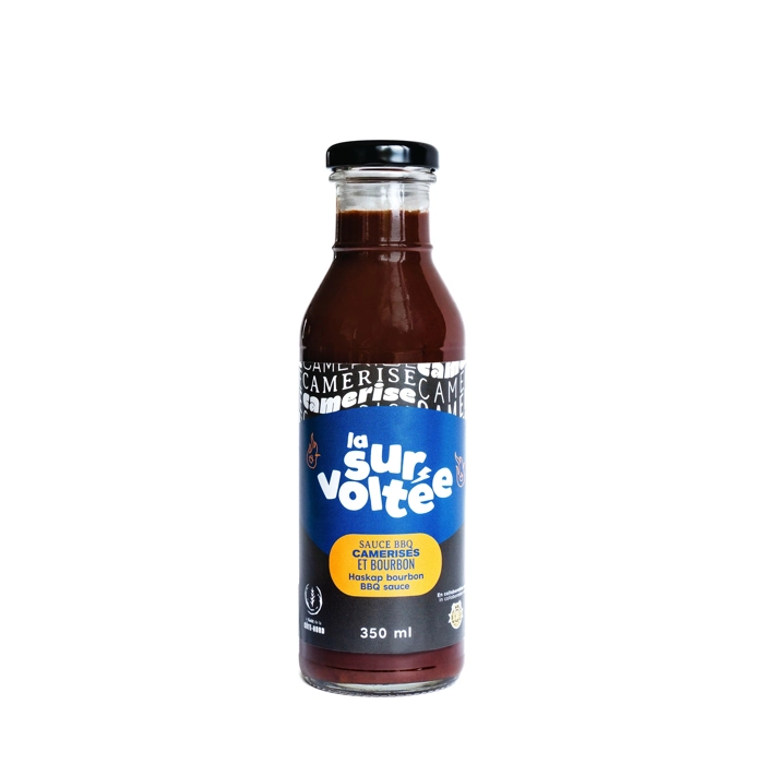 Sauce BBQ camerises et whisky canadien