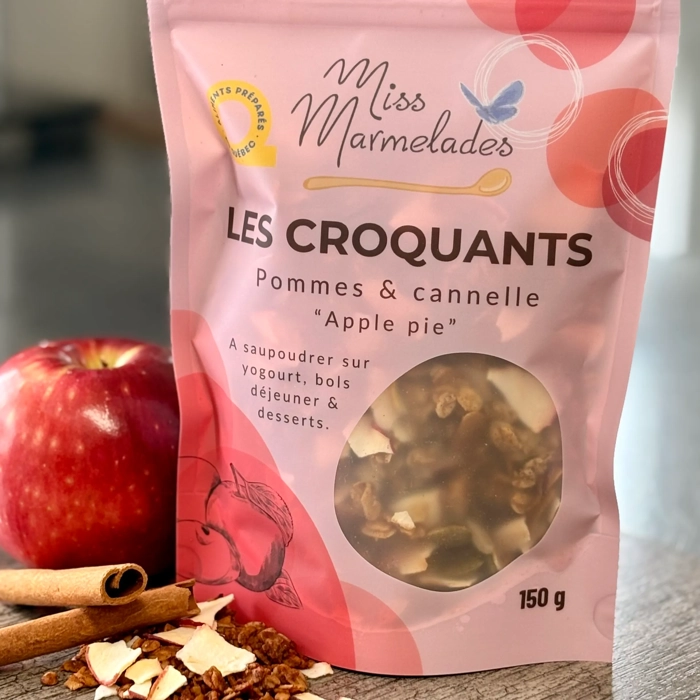 Les croquants, pomme cannelle