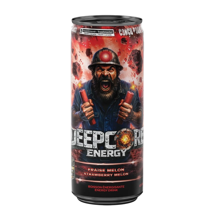 Deepcore Energy - Boisson énergisante Fraise Melon