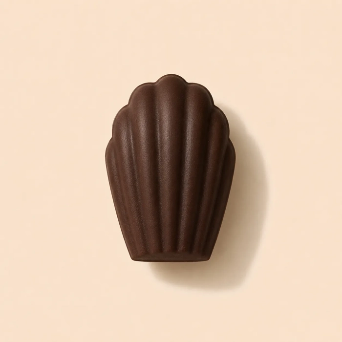 Madeleine végan chocolat