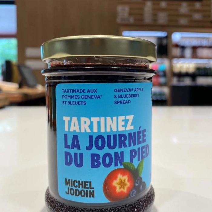 Tartinade aux pommes Geneva et bleuets