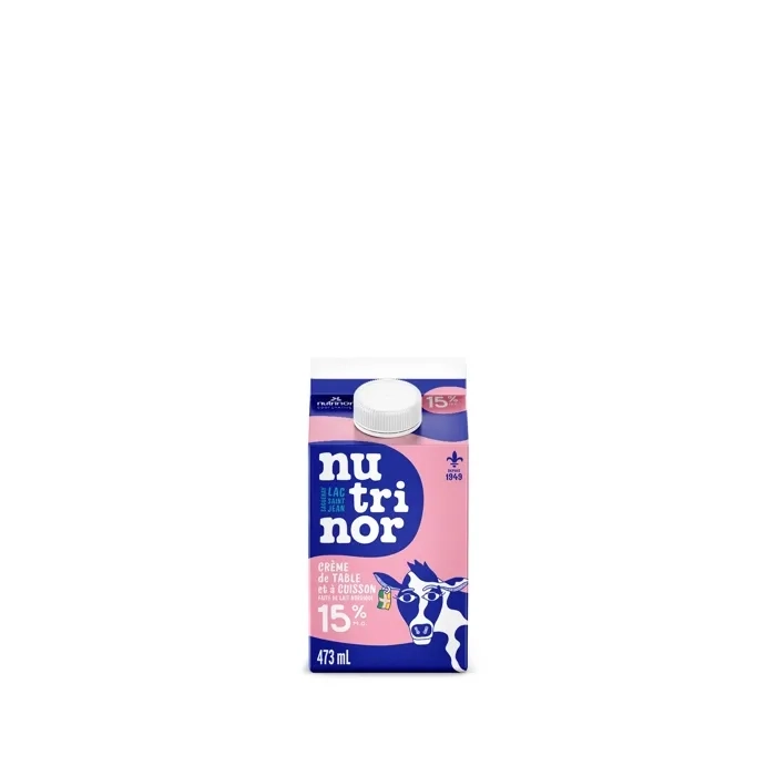 15 % Table and cooking cream