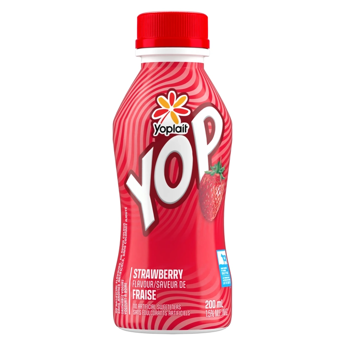 Yopalit YOP Drinkable Yogurt Strawberry 1.5% M.F. 200ML