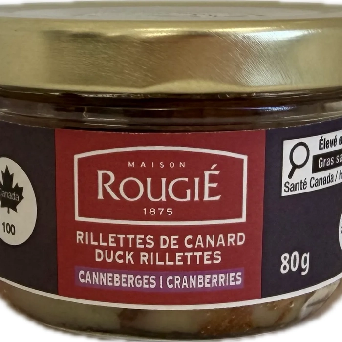 Rillettes de canard canneberges