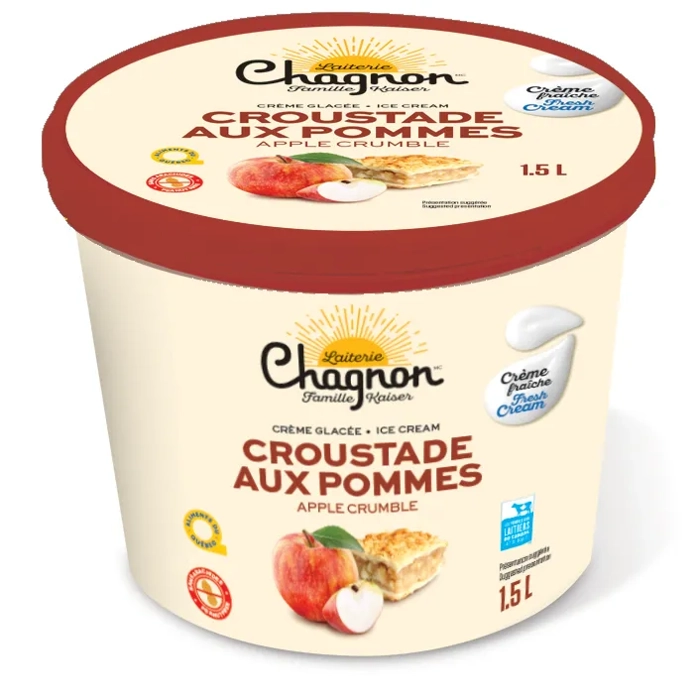 Crème glacée Croustade aux pommes