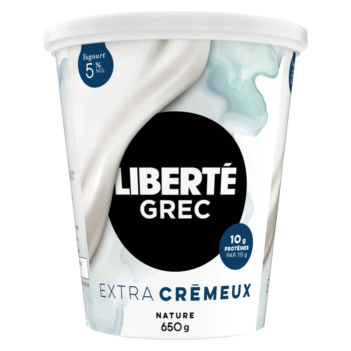 Liberté Grec Yogourt Nature 5% M.G. 650G