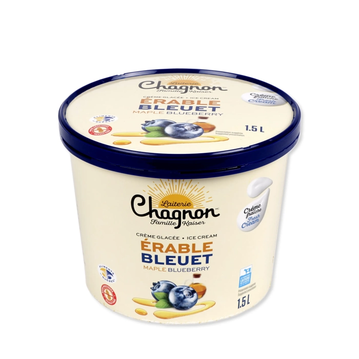 Crème Glacée Érable Bleuet La Chagnon