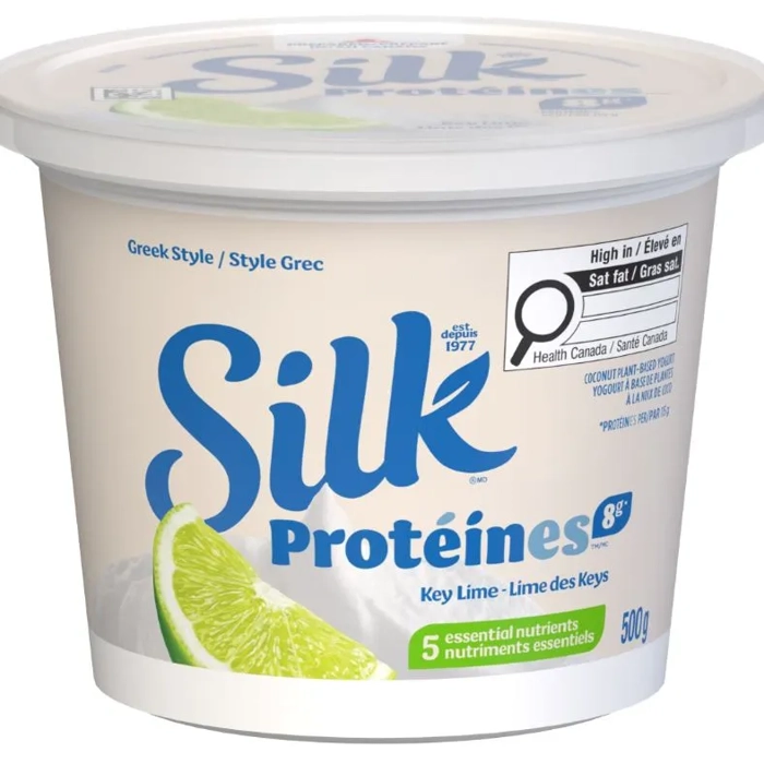 Yogourt à Base de plantes, protéines élevée style grec saveur Lime des Keys