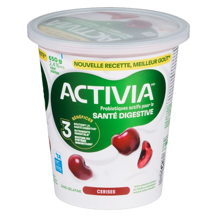 Yogourt Probiotiques Actifs Cerises