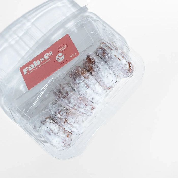 Beignes aux patates traditionnels, Sucre en poudre