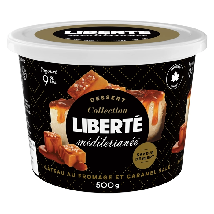 Yogourt Méditerranée 9% Gâteau au Fromage et Caramel Salé