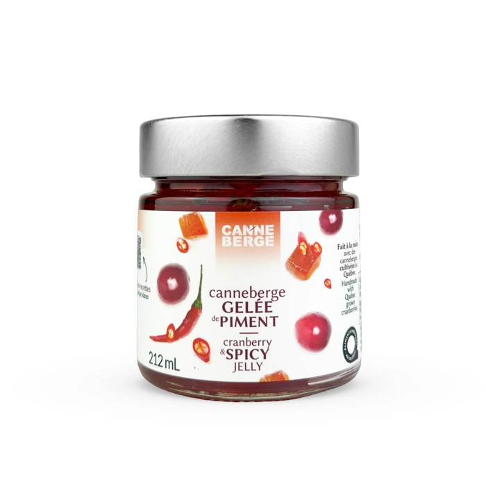 Gelée canneberge et piment
