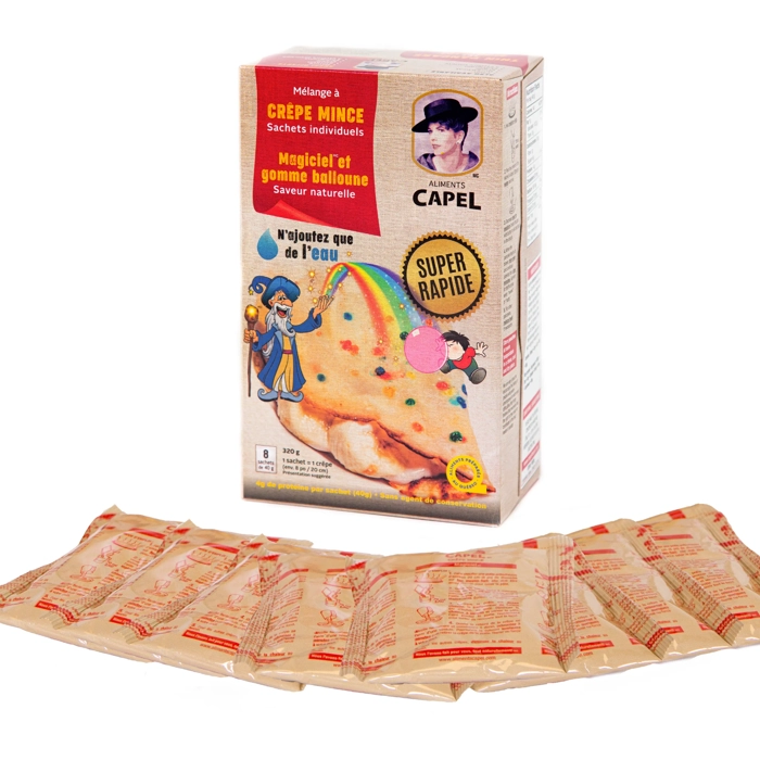 8 Crêpes minces - Mélange MAGICIEL