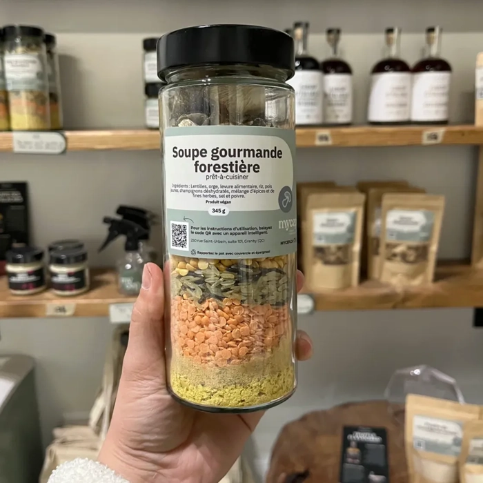 Soupe gourmande forestière
