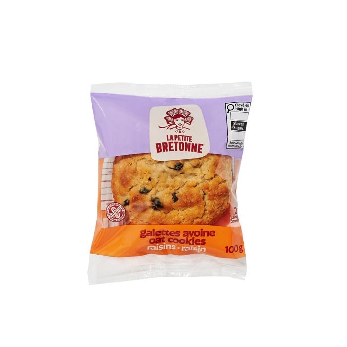 Galettes avoine raisins