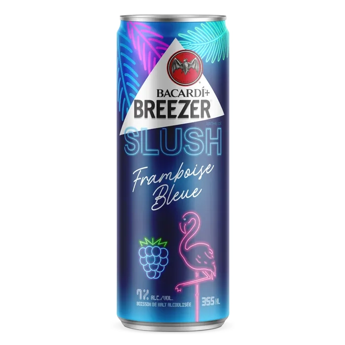 Bacardi Breezer slush Framboise Bleue