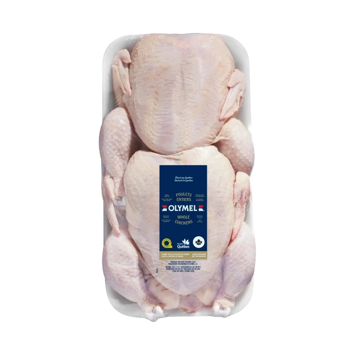Poulet entier sans abattis