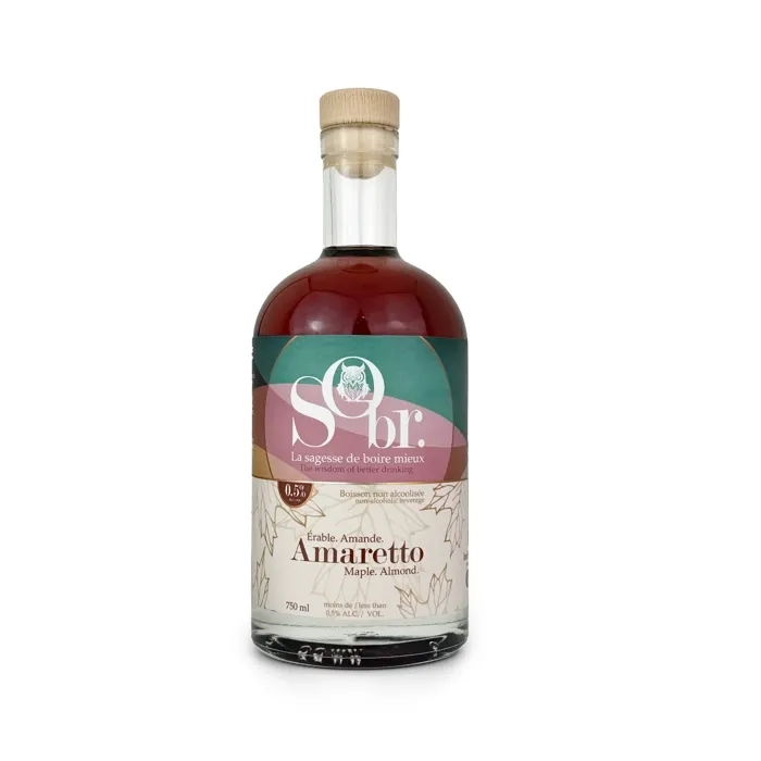 Amaretto sans alcool érable et amande Sobr.