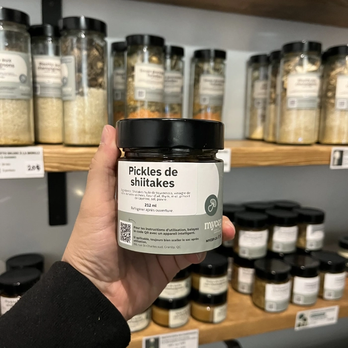 Shiitakes marinés