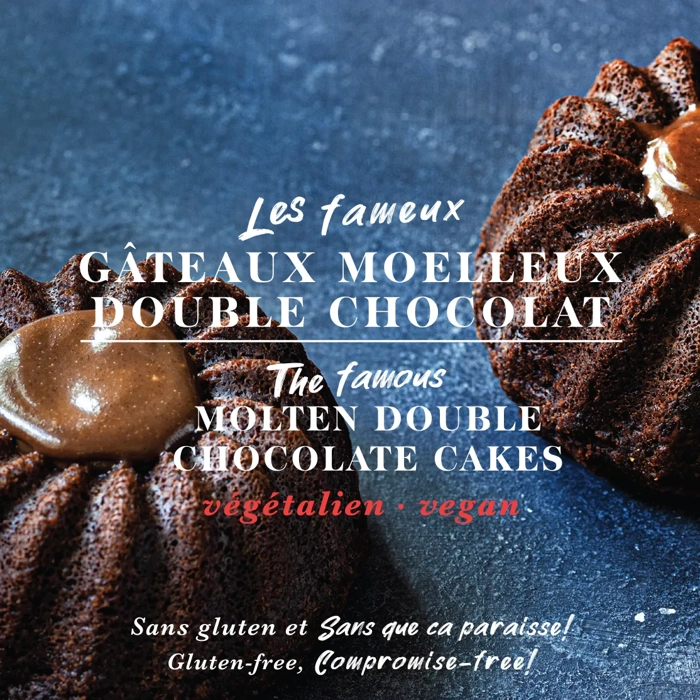 Gâteaux moelleux double chocolat.