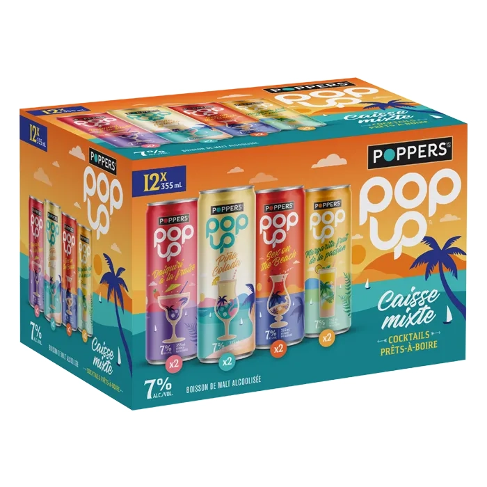 Poppers Pop up Caisse Mixte