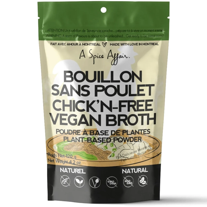 BOUILLON SANS POULET - Poudre Végétale