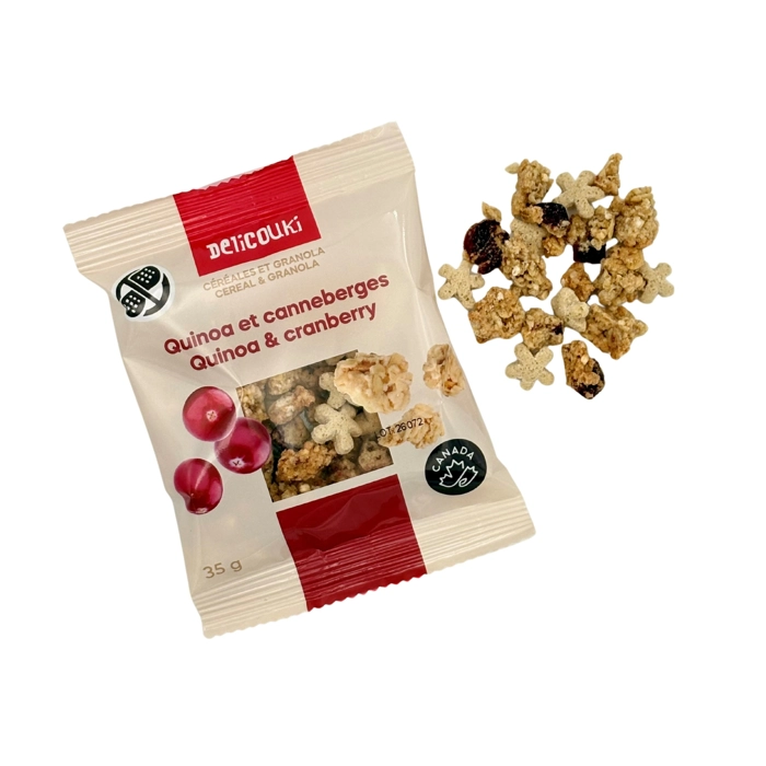 Céréales et granola quinoa & canneberges