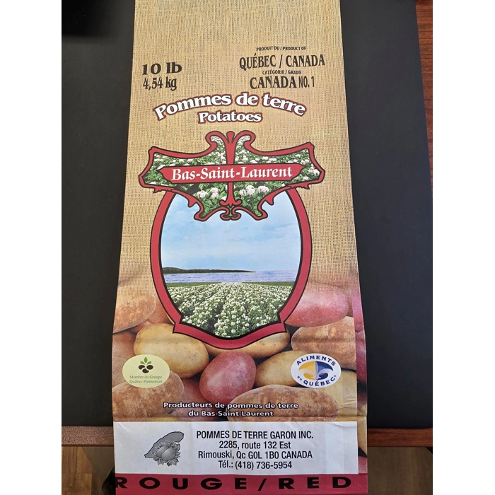 Pommes de terre Bas Saint-Laurent/Pommes de terre Garon Inc. - Rouge 10 lb