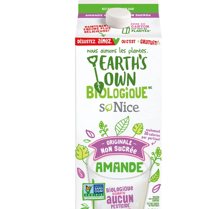 Boisson So Nice: Amande Originale Non Sucrée- Biologique