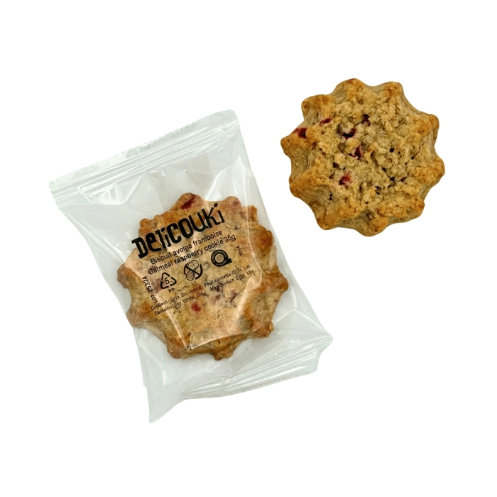 Biscuit soleil avoine et framboise