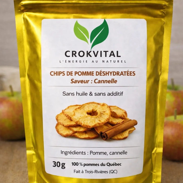Crokvital – Chips de pomme Cannelle