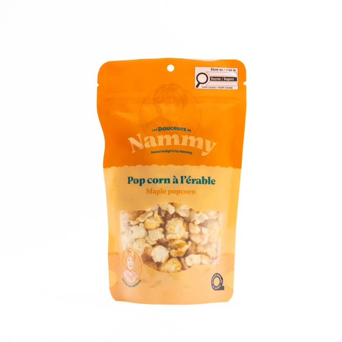 Popcorn à l'érable.